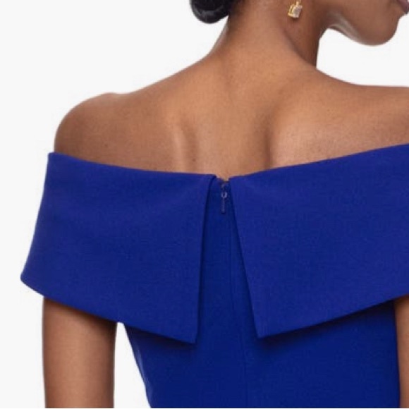 Xscape royal blue crepe scuba formal gown, 20W, NWT - Picture 12 of 12